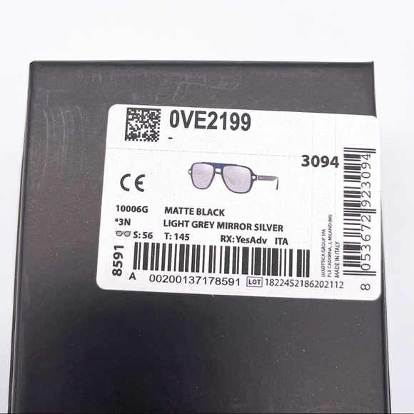 NEW VERSACE VE2199 1000/6G SUNGLASSES VERSACE MOD 2199 EYEWEAR MOD 2199 10006G - Picture 11 of 11